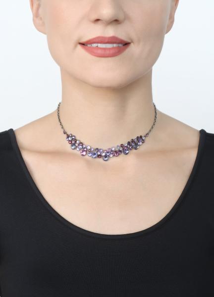 Purple - Water Cascade necklace - Konplott